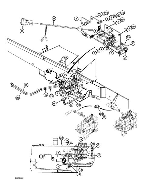 case 1845c auxiliary hydraulic valve|1845c aux hydraulics diagram.